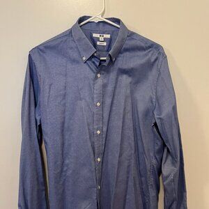 Uniqlo blue medium dress shirt